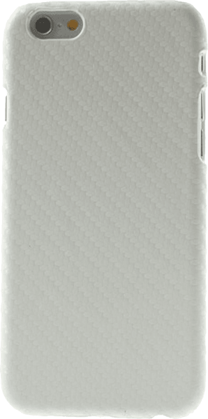 Apple iPhone 6 kemény hátlap karbon mintás fehér