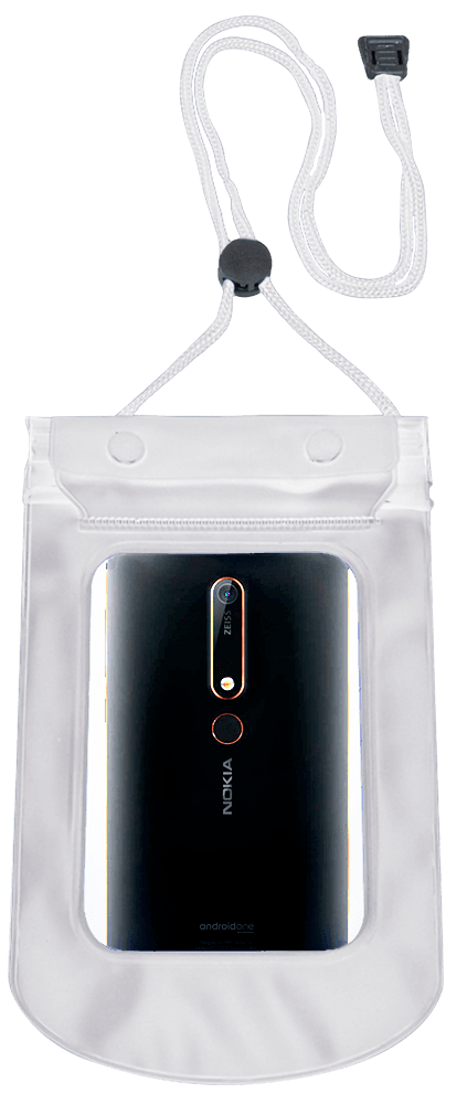 Nokia 1 vízálló tok univerzális átlátszó