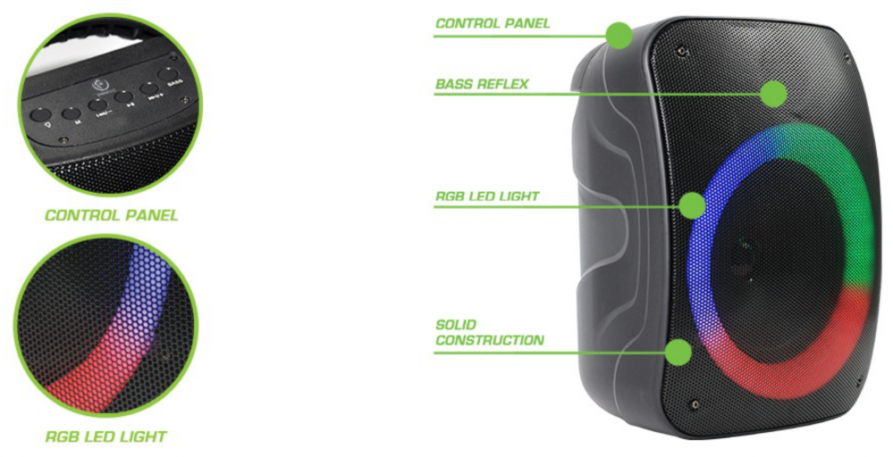 Nokia 2 2019 (2.2) kompatibilis bluetooth hangszóró Rebeltec Stage 300