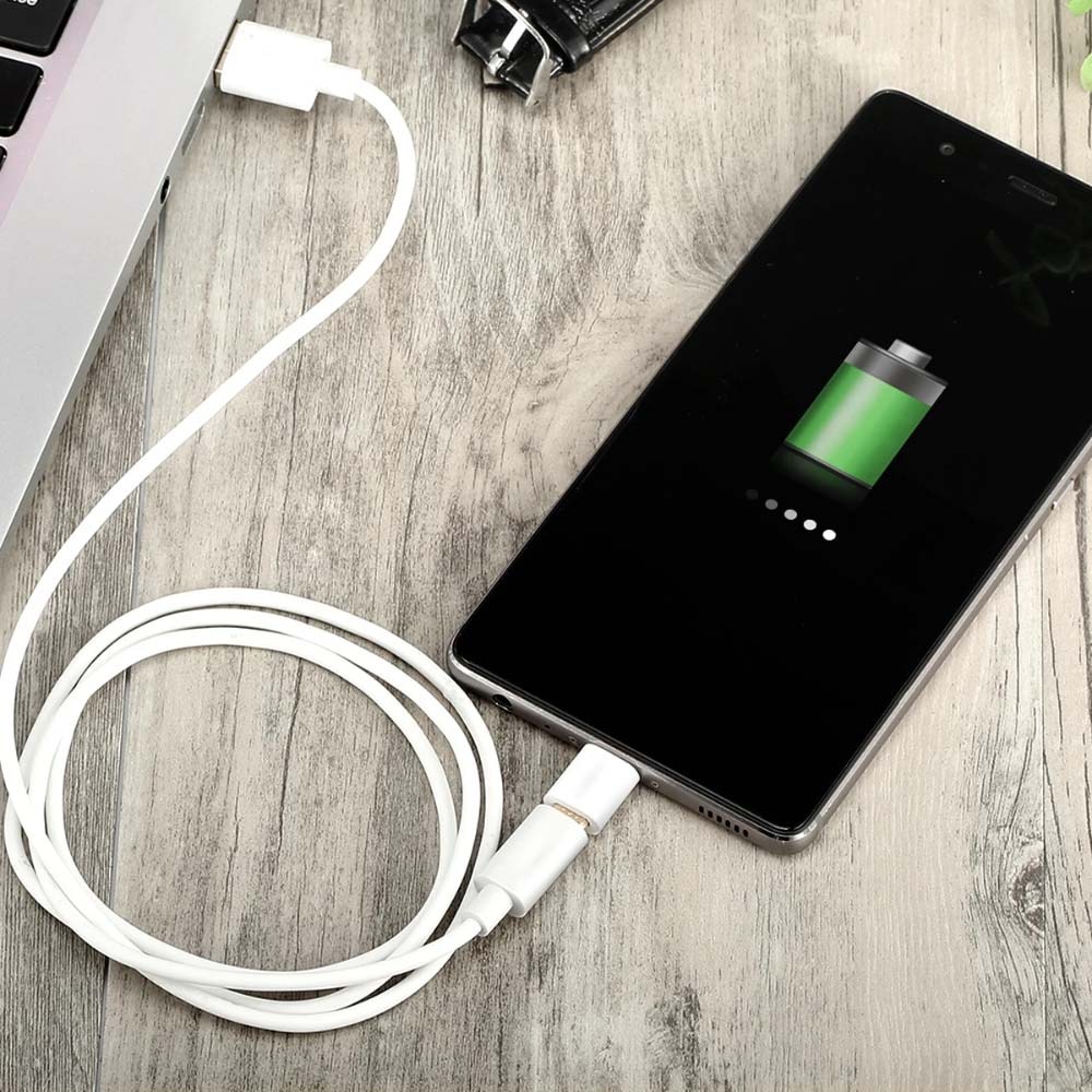 Oppo A91 átalakító adapter micro USB csatlakozóról TYPE-C csatlakozóra fehér