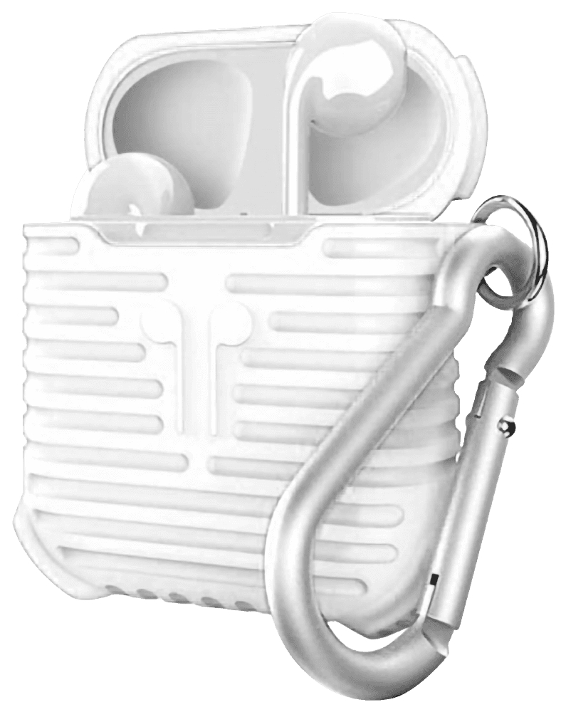 Apple iPhone 13 Mini 3. generációs AirPod töltő szilikon tok fehér
