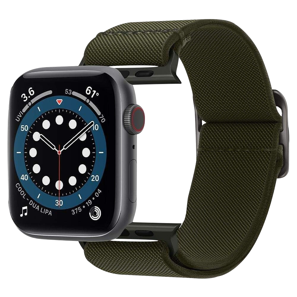 Apple Watch 4 (40 mm) szövetszíj SPIGEN Fit Lite khaki