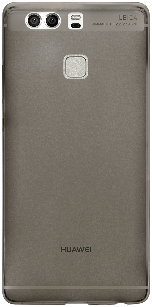 Huawei P9 szilikon tok ultravékony átlátszó füstszínű