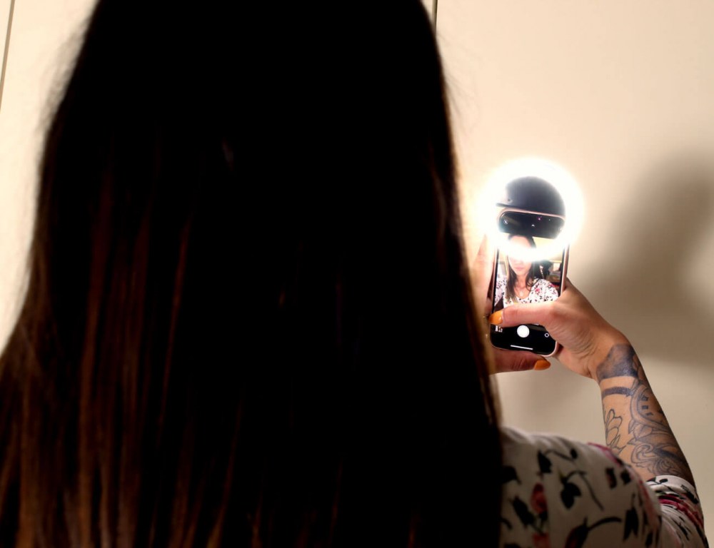 Samsung Galaxy A30s (SM-A307F) kompatibilis Ring Light telefonra rögzíthető szelfi lámpa