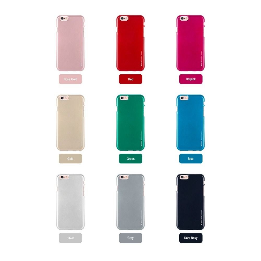 Apple iPhone 13 Mini szilikon tok gyári MERCURYCASE fémhatású piros