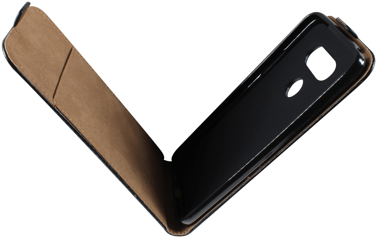 LG G5 Titan (H850) lenyíló flipes bőrtok fekete