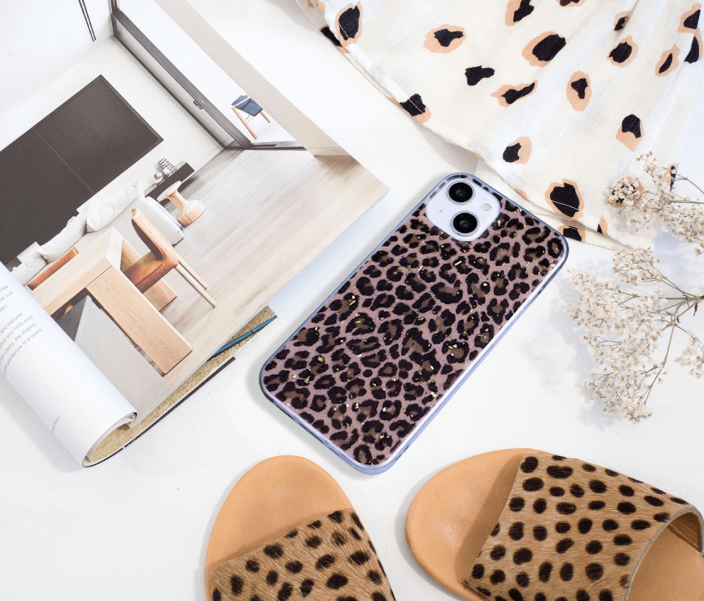 Samsung Galaxy M23 5G (SM-M236B) kemény hátlap Gold Glam Leopard