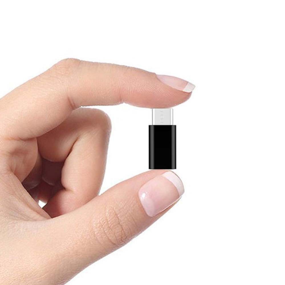 Xiaomi 12T átalakító adapter micro USB csatlakozóról TYPE-C csatlakozóra fekete