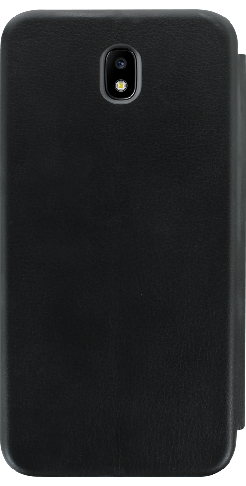 Samsung Galaxy J7 2017 (J730) oldalra nyíló mágneses flipes bőrtok prémium minőség fekete