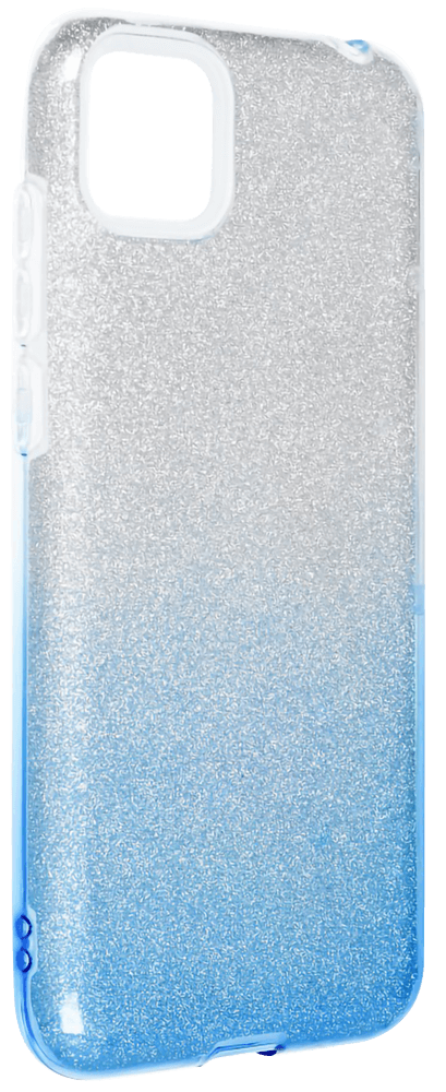 Apple iPhone 13 Mini szilikon tok csillogó hátlap kék/ezüst