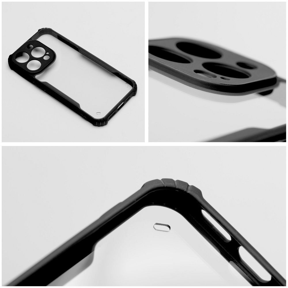 ANTI-DROP tok – Maximális védelem iPhone 15 Pro Max készülékhez fekete színben