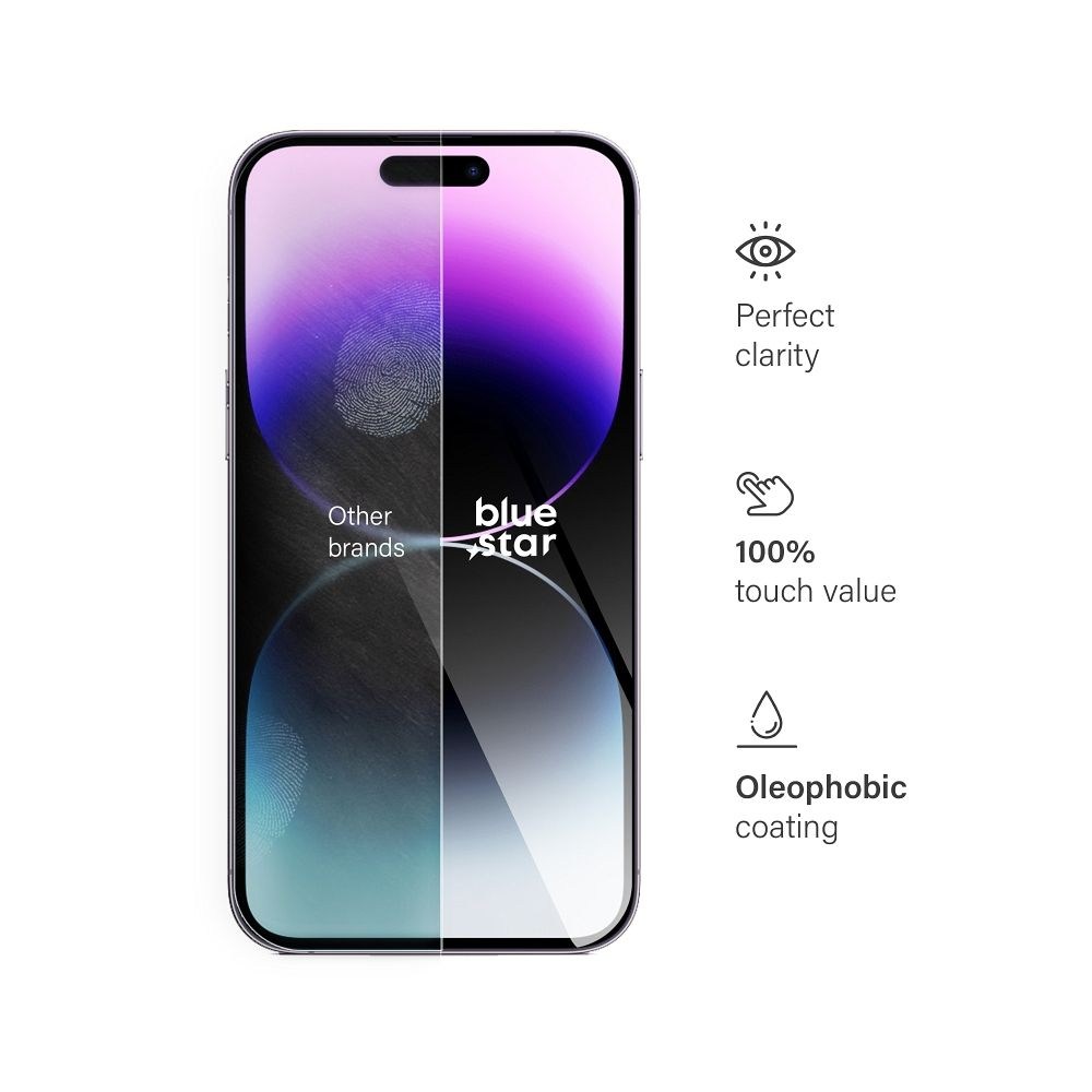 Edzett Üveg Blue Star – iPhone 14 Pro Max-hoz