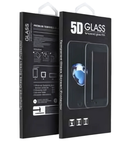 5D Full Glue edzett üvegfólia – Teljeskörű védelem iPhone 16 Plus készülékedhez, fekete színben